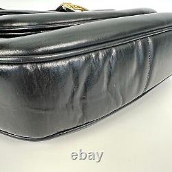 Rare! Vintage CELINE Shoulder bag Horse Carriage Leather 2way Authentic