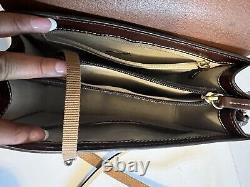 Rare Vintage Dooney & Bourke Alto Carolena Brown Leather Equestrian Handbag
