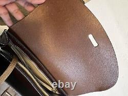 Rare Vintage Dooney & Bourke Alto Carolena Brown Leather Equestrian Handbag