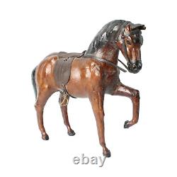 Rare Vintage Leather Horse Handmade Collectors Item