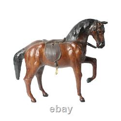 Rare Vintage Leather Horse Handmade Collectors Item