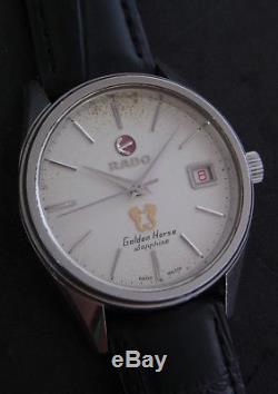 Rare Vintage Rado Golden Horse Sapphire Automatic Swiss Made Watch