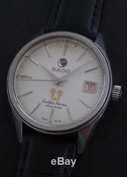 Rare Vintage Rado Golden Horse Sapphire Automatic Swiss Made Watch