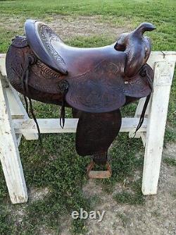 Rare Vintage Wyeth 15 Horse Saddle