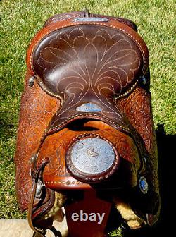 Rowell Saddle Company Vintage Western Saddle Collectors Item Amazing Condition