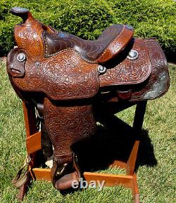 Rowell Saddle Company Vintage Western Saddle Collectors Item Amazing Condition