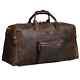 S-Zone Vintage Crazy Horse Leather men's Travel Duffle luggage Bag