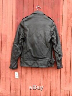 Schott Nyc PERFECTO BIKER LEATHER PER -2 VINTAGED horse hides MADE IN USA RARE