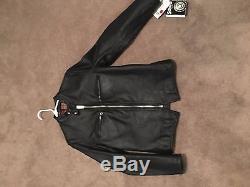 Schott USA mens small leather jacket Caf1 Genuine horse hide vintage