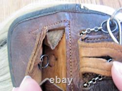 Scottish Vintage Sporran-horse Hair-tassels-scottish Thistle Leather Cantle-belt