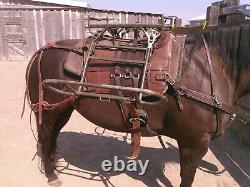 Swiss Army Pack Saddle horse/mule metal and leather excellent condition