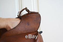Swiss Army Vintage (1915) Saddle Bag Horse Panniers WW1 Leather Motorcycle