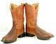 Tony Lama USTRC Roughout Suede Cowboy Boots Vintage El Paso Made Men's 10.5 D