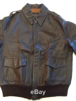 U. S. A. Army, A-2 Horse Hide, Leather Jacket, Mintavirex, Sizr 40 Med, Beautiful