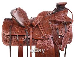 Used Vintage Wade Roping Saddle 18 Ranch Roper Pleasure Trail Leather Horse Tack