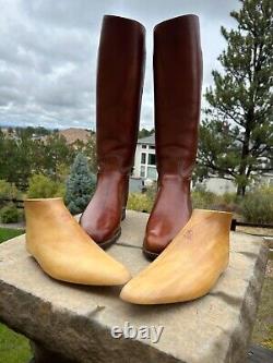 VINTAGE Abercrombie & Fitch Co, New York Equestrian Boots MADE IN ENGLAND 10 M