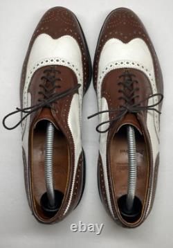 VINTAGE Allen Edmonds BROADSTREET Spectators 10D Brown & White Oxfords