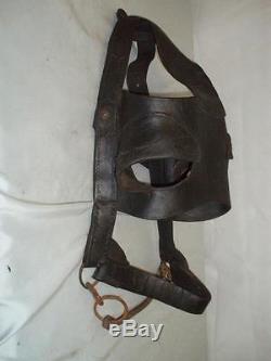 Vintage Colliery Leather Pony Horse Bridle. Pentre Mawr Pit S. Wales