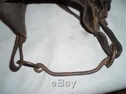 Vintage Colliery Leather Pony Horse Bridle. (pit Pony) S. Wales