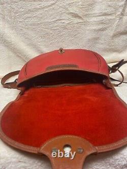 VINTAGE DOONEY & BOURKE Cavalry Shoulder Bag WOMENS HANDBAG RED CLASSIC