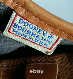 VINTAGE Dooney & Bourke Bag Brown AWL Cavalry Saddle Bag R71 LOVELY