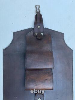 VINTAGE Leather Horse Saddle Hyde Book Holder