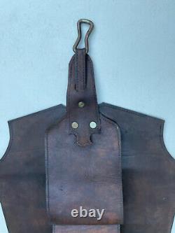 VINTAGE Leather Horse Saddle Hyde Book Holder