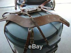 VINTAGE WOOD LEATHER SAWBUCK PACK SADDLE w HARNESS 4 HORSE OR MULE EXCELLENT