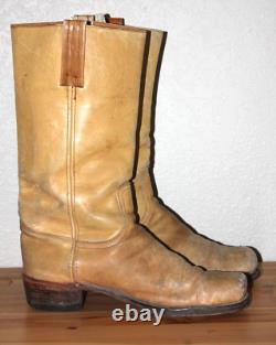 VTG 60s 70s FRYE BLACK LABEL CAMPUS CAVALRY BOOTS MENS 12D