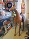 VTG Leather Horse 4'8 TALL 4'8 LONG HUGE DISPLAY Equestrian Man Cave Store