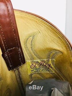 VTG Tony Lama El Rey Collection Exotic American Alligator Western Cowboy Boots