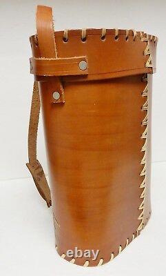 VTG URUGUAY TALL LEATHER HORSE HEAD BAG Shoulder Crossbody Tote Camera Hand Made