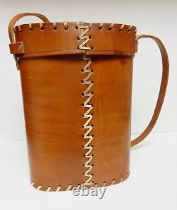 VTG URUGUAY TALL LEATHER HORSE HEAD BAG Shoulder Crossbody Tote Camera Hand Made