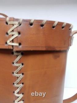 VTG URUGUAY TALL LEATHER HORSE HEAD BAG Shoulder Crossbody Tote Camera Hand Made