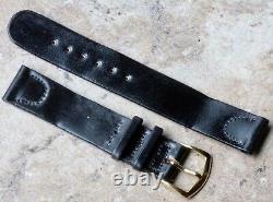 Vintage 16mm Shell Cordovan American 1940s watch strap genuine horse leather NOS