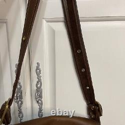 Vintage 1970s Coach Courier Bag Leather TABAC Color Made In USA New York City