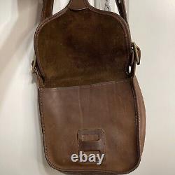 Vintage 1970s Coach Courier Bag Leather TABAC Color Made In USA New York City