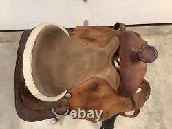 Vintage 1991 Leather Horse Back Riding 15 Saddlery Barrel Western Saddle