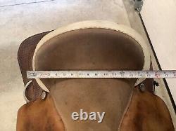 Vintage 1991 Leather Horse Back Riding 15 Saddlery Barrel Western Saddle