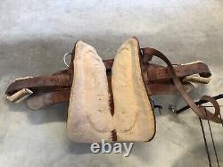 Vintage 1991 Leather Horse Back Riding 15 Saddlery Barrel Western Saddle