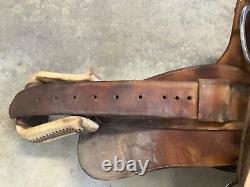 Vintage 1991 Leather Horse Back Riding 15 Saddlery Barrel Western Saddle