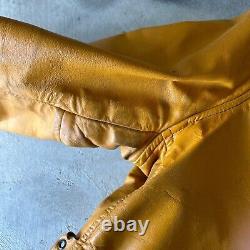 Vintage 60s 70s Horse Hide Riding Jacket Size Tag Ripped Off 18 Wide 24 Long