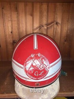 Vintage 60s CLIFF Helmet Jockey Racing Leather Straps Harness Horse