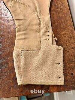 Vintage Abercrombie & Fitch Horse Riding Pants Breeches Leather Pad USA 20s 30s