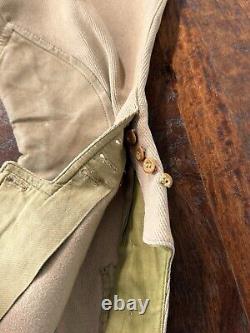 Vintage Abercrombie & Fitch Horse Riding Pants Breeches Leather Pad USA 20s 30s