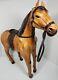 Vintage Abercrombie Fitch Paper Mache Leather Horse 13 Dimitri Omersa Glass Eye