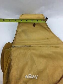 Vintage Antique Leather Saddle Bags Western American Horse
