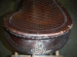Vintage Antique Victorian Tooled Leather Horse Side Saddle