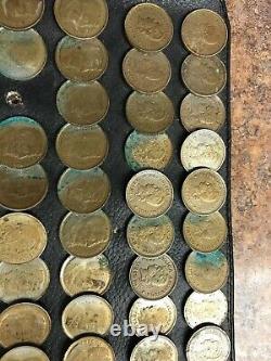 Vintage Argentinian Gaucho Belt Leather Horse Medallion Coins