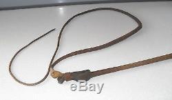 Vintage Ashford Of Regent Street Leather Horn Fox Hunting Horse Riding Crop Whip